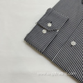 2022 New arrival 100%cotton woven male stripe shirt